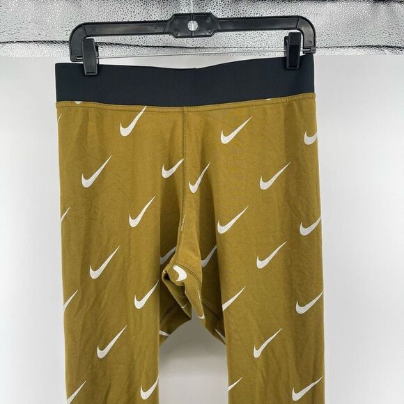 Nike Sportswear Leg-A-See Olive Green Metallic Women’s Leggings Large CJ5024-368 - Picture 6 of 16